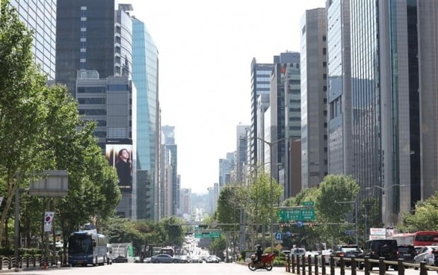 서울 테헤란로 오피스 빌딩들 모습. 사진=한경DB