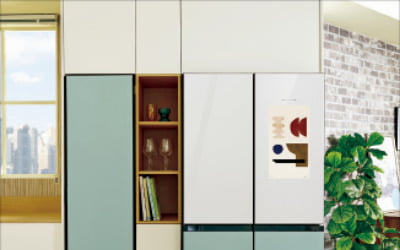 삼성 비스포크 냉장고, 디지털 프린팅으로 색상 확장 용이…크기·모양 다른 얼음 제빙