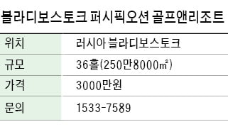 블라디보스토크 퍼시픽오션 골프앤리조트, 블라디보스토크 골프 주주회원 모집