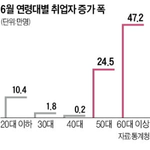 취업자 84만명 늘었지만…절반 이상이 '고령층'