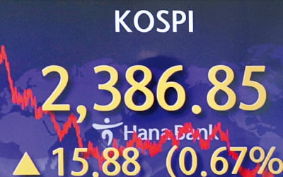3주만에 장중 2400선 찍은 코스피…"과매도 벗어나 베어마켓 랠리"