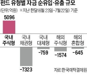 다시 돈 몰리는 국내주식형 펀드