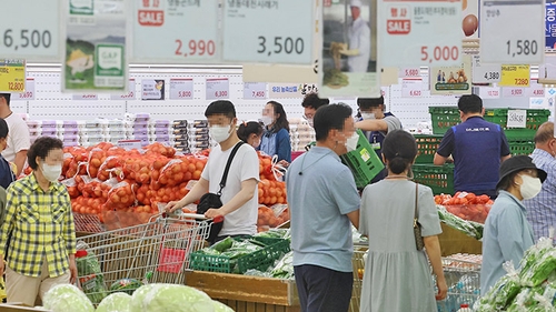 6월 소비자물가 6.0% 급등…외환위기 이후 약 24년만에 최고(종합2보)