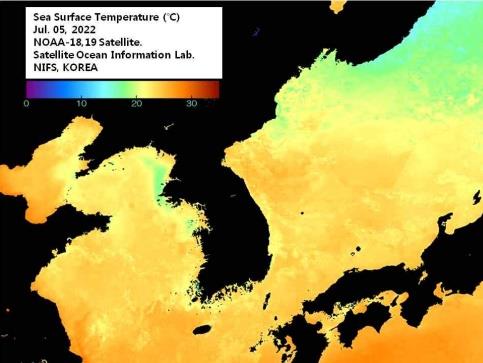 폭염에 바다 수온 평년보다 1.7도 높아…고수온 피해 주의
