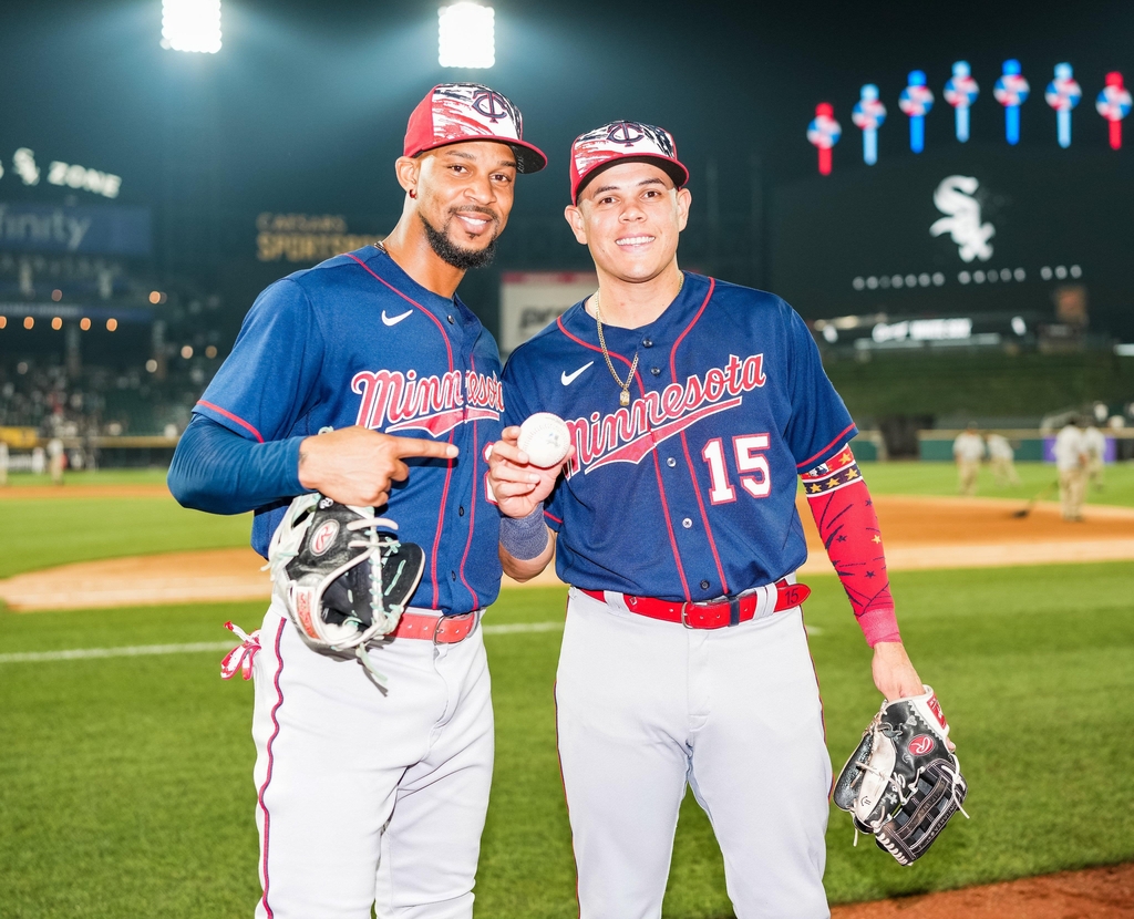 MLB 미네소타, 최초 중견수-3루수 삼중살 플레이