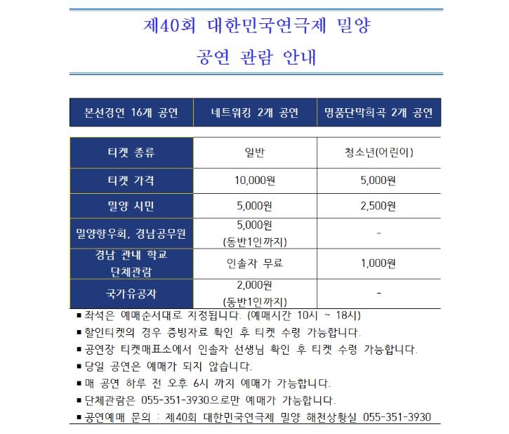 연극으로 폭염 날린다…'대한민국 연극제' 밀양서 개막