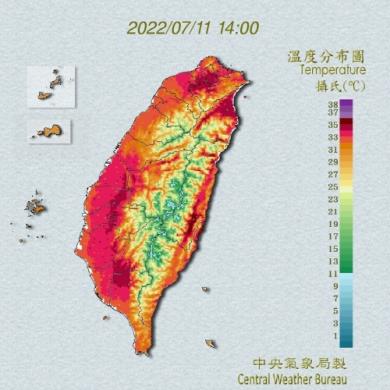 대만 폭염에 7월 순간 최대전력 사용량 '역대 최고'