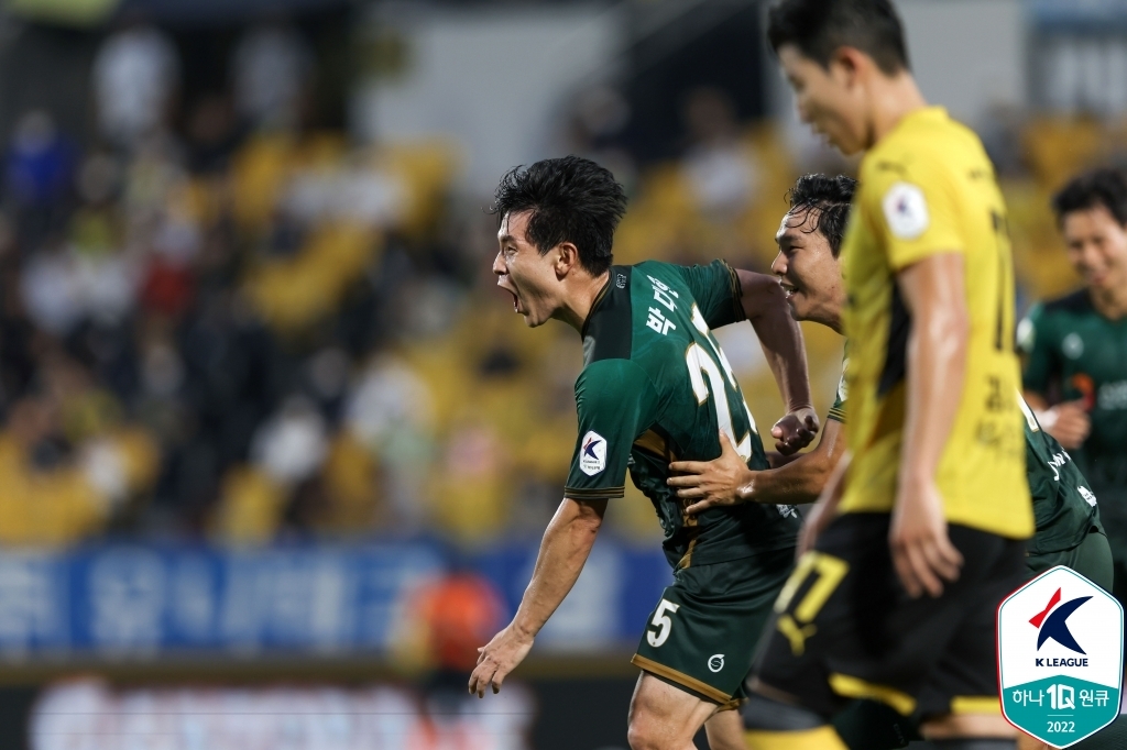 K리그2 김포, 전남에 1-0 승리…전남은 11경기째 '무승'