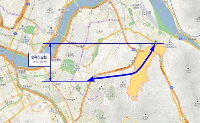 송파하남선 예타 통과…3호선 오금역~하남교산 연결