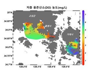 양식장 피해 '산소부족 물덩어리' 빨리 발생하고 길게 이어져