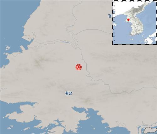 북한 황해북도 사리원 인근서 규모 2.5 자연지진(종합)