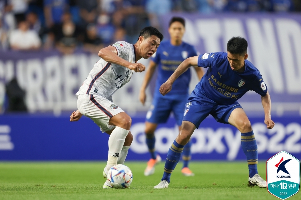 프로축구 수원, 김천과 골 없이 비겨…10경기 연속 '무승'