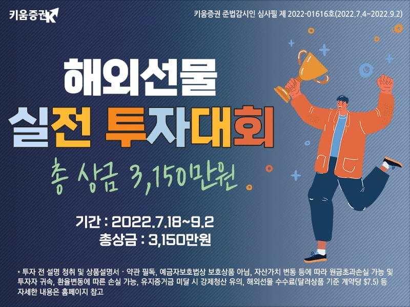 키움증권, '해외선물 실전투자대회' 진행