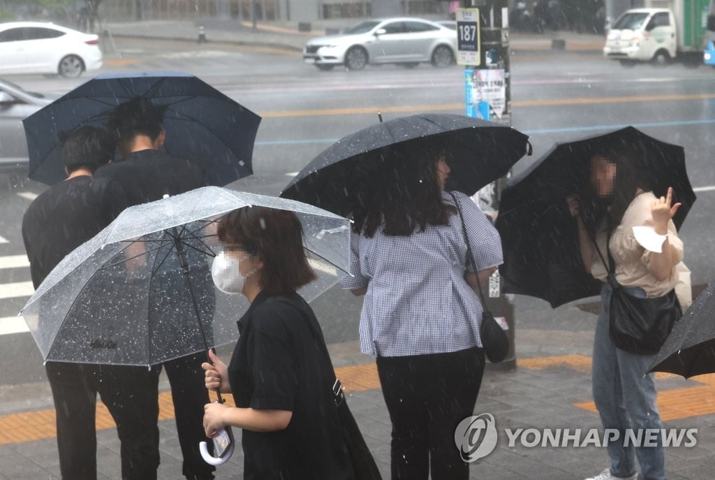 수요일 시간당 30∼50㎜ '폭우'…수도권 호우예비특보