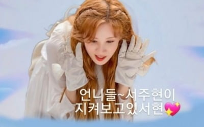 소녀시대 서현, 멤버들 향한 아쉬움…"지켜보고 있서현"[TEN★]