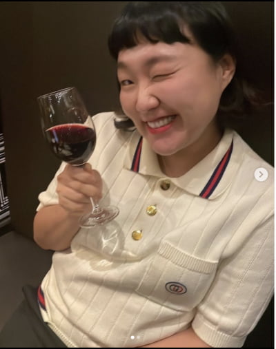 이수지, 출산 후 와인 '드링킹'…"'♥남편' 그리웠다" [TEN★]