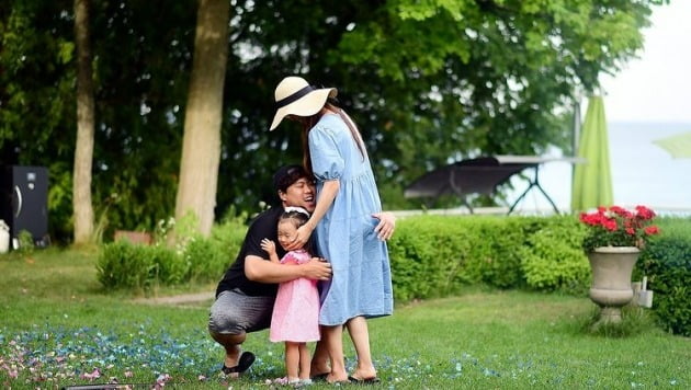 '류현진♥' 배지현, 벌써 8개월 차 임산부 "두 번째 축복…이번엔 파란색"[TEN★]