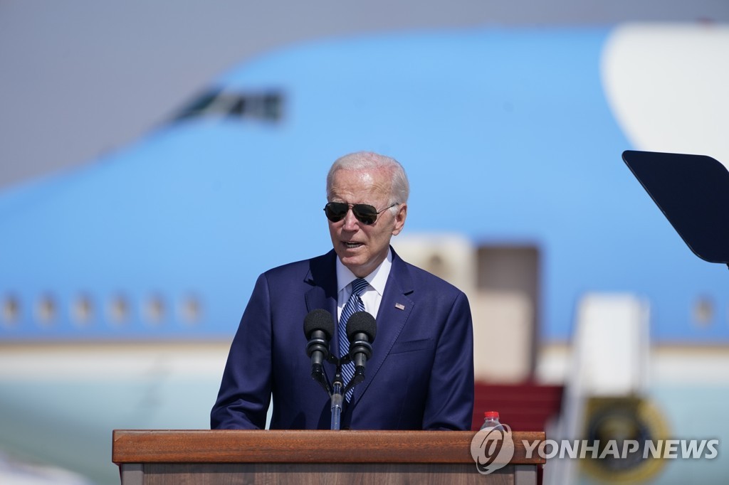 바이든, 중동 방문 일정 이스라엘서 시작…"뼛속 깊은 유대"(종합)