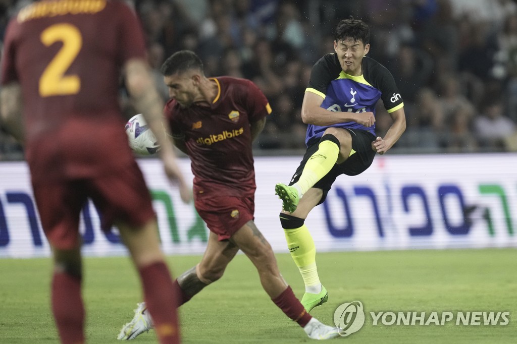 Son Heung-min 67 minutes active...  Tottenham beat AS Roma 0-1 in pre-season match