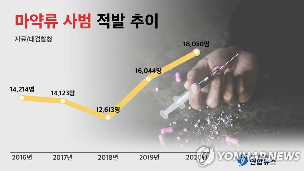 올해 마약사범 부쩍 늘어…경찰 3개월간 집중단속