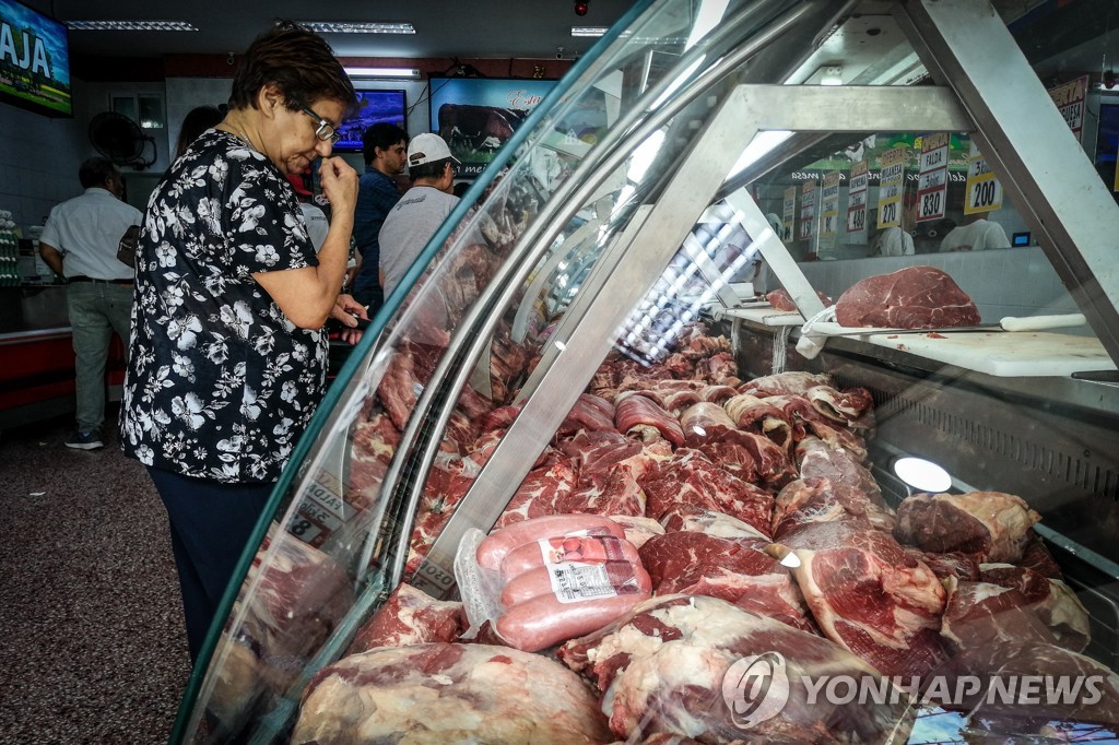 '소고기의 나라' 아르헨, 경제난에 소고기소비량 100년만에 최소