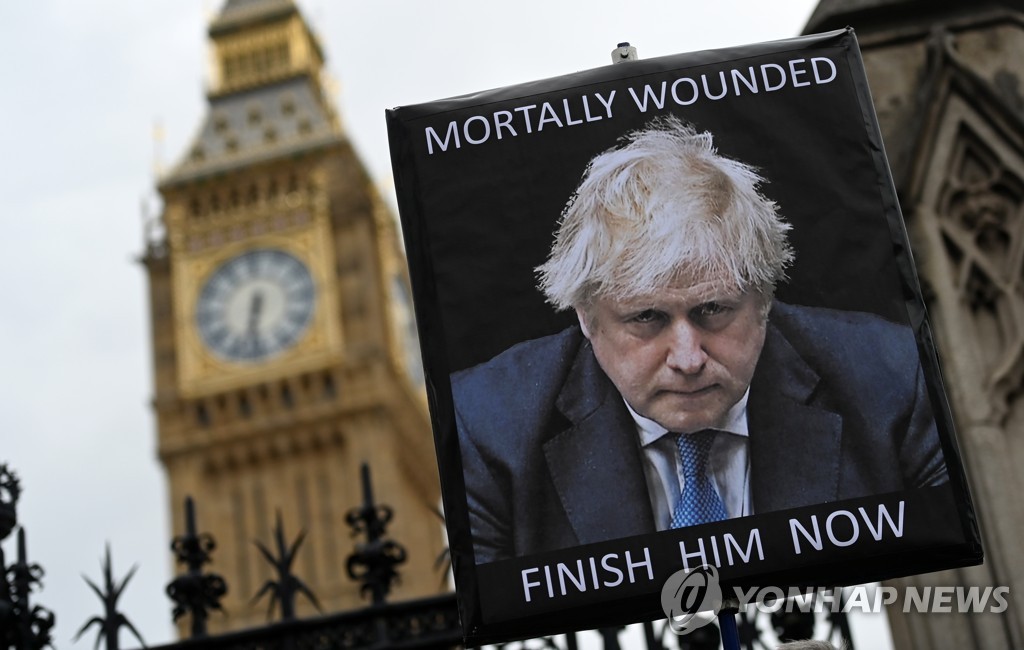 O primeiro-ministro britânico Boris Johnson foi prematuramente inflamado pelo escândalo do Brexit