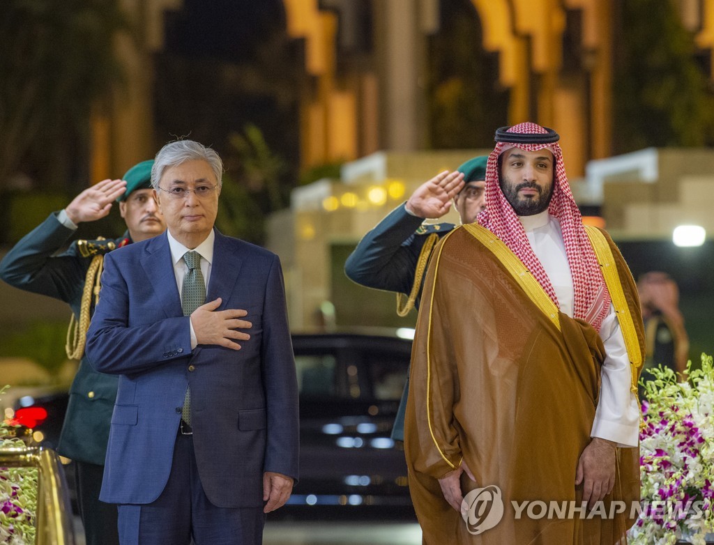 중앙아 부국 카자흐, 사우디 시장 '노크'…"포괄적 협력 강화"