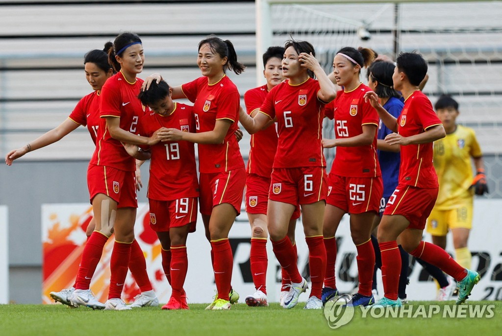 한국 여자축구 다음 상대 중국, 동아시안컵 첫판 대만에 2-0 승