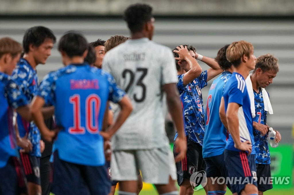 일본 축구대표팀 선수 1명 코로나19 확진…'한일전'은 정상 진행