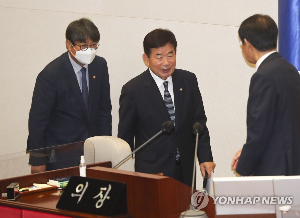 김의장 "尹대통령과 만찬회동서 개헌 논의하겠다"(종합2보)