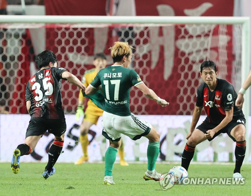 프로축구 전북 쿠니모토, 음주운전 적발…"합당한 징계할 것"