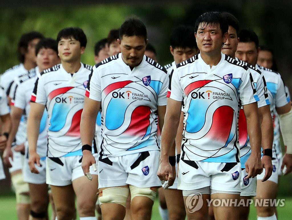 럭비장에 울린 '대∼한민국!'…홍콩전 석패에도 좌절은 없다