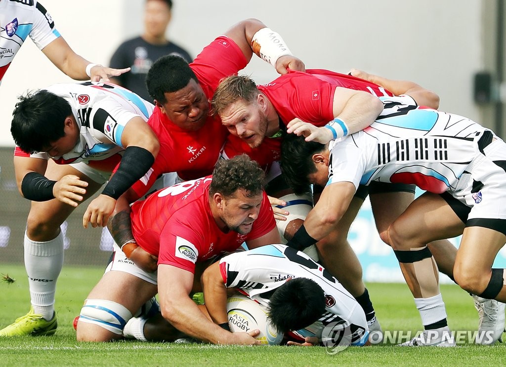 럭비장에 울린 '대∼한민국!'…홍콩전 석패에도 좌절은 없다