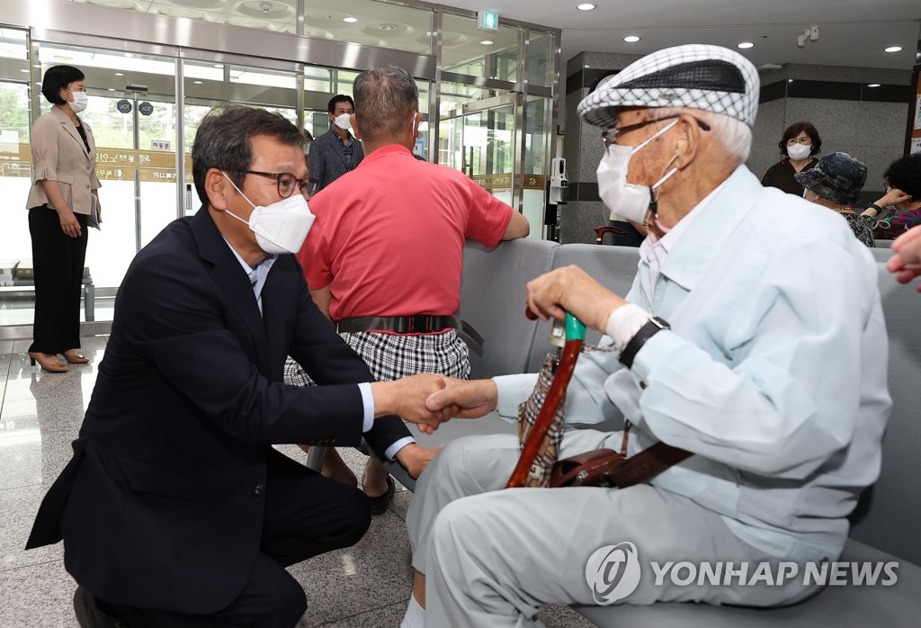 김홍규 강릉시장, 읍면동 순방…사회적 약자 목소리도 청취