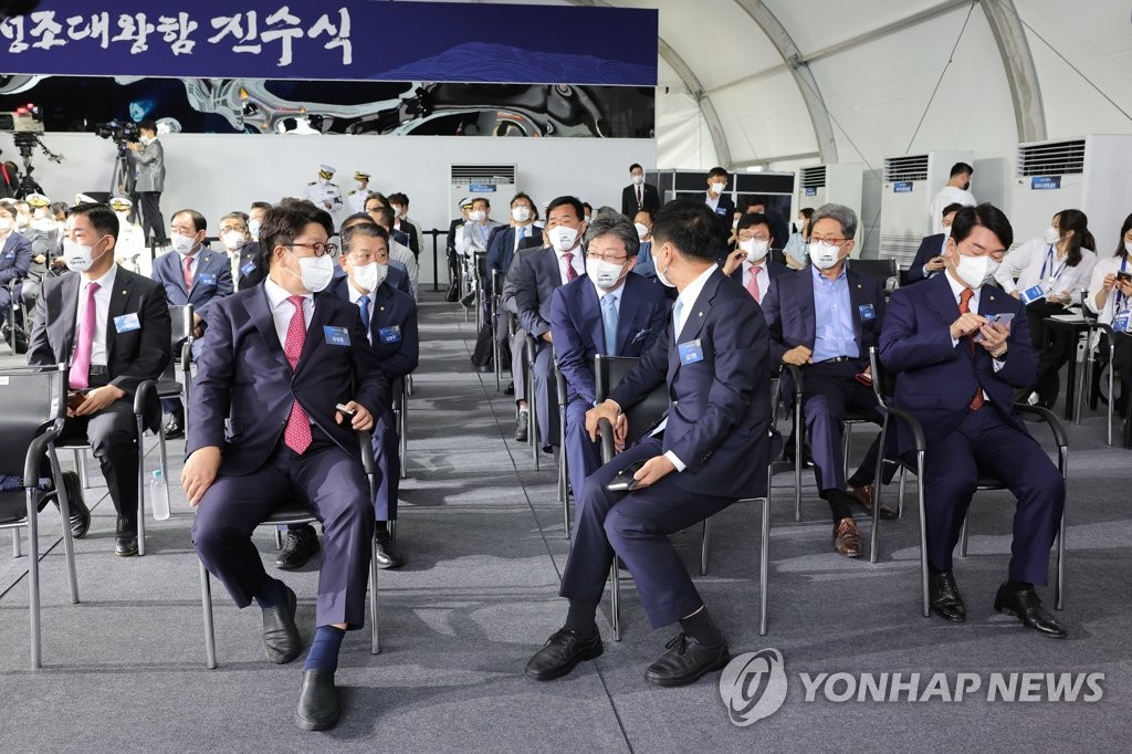 尹대통령 앞 총출동 한 권성동·김기현·안철수…유승민도 눈길