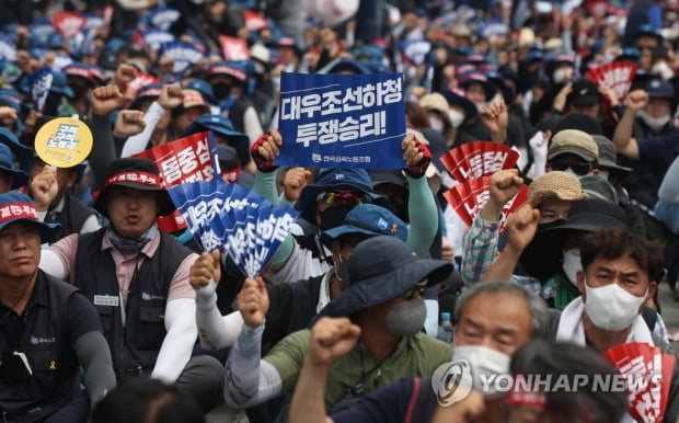 대우조선 하청노조 파업 오늘 분수령…공권력 투입 우려