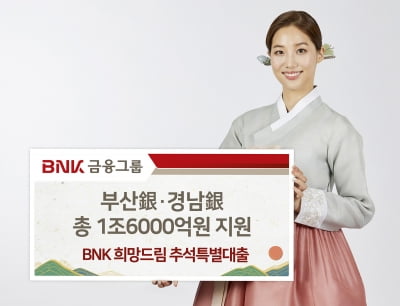 BNK 부산, 경남은행 올 추석에 1.6조원 특별대출 실시