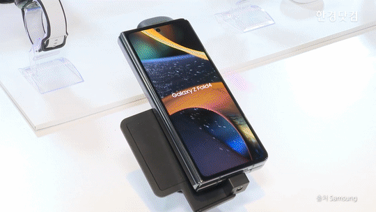 10일 삼성 갤럭시 언팩 2022 (Samsung Galaxy Unpacked 2022: Unfold Your World)에서 공개한 갤럭시 Z플립4 (Galaxy Z Flip4) 사진=삼성전자