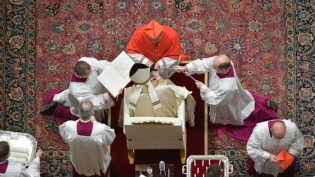 2020년 진행됐던 추기경 서임식 당시 모습. /출처: 교황청 관영매체 '바티칸 뉴스'