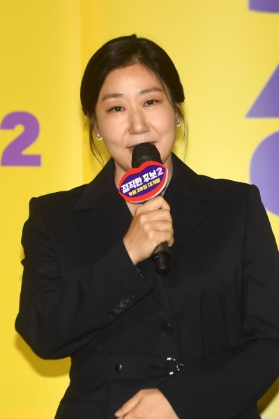 [포토] 라미란, '진실의 주둥이 정계복귀 선언'