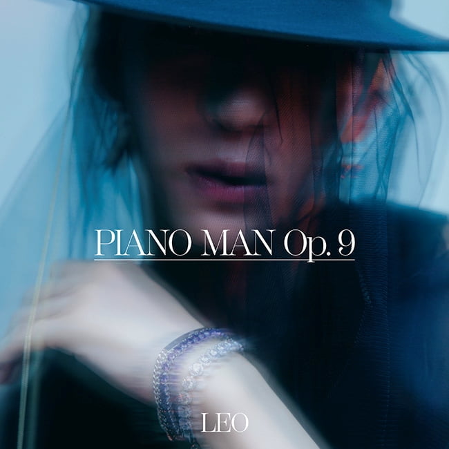 빅스 레오, 새 앨범 ‘Piano man Op.9’ 커버 이미지 공개…블랙 베일에 가려진 신비한 매력