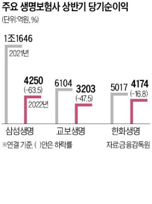 카지노 엘에이 뛰자 생보사 '비명'…상반기 순익 줄줄이 반토막