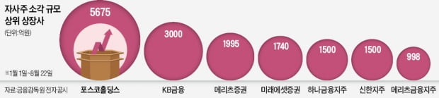 "주주친화 끝판왕"…자사주 소각 기업 어디?