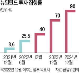 5100억 들어간 뉴딜펀드…1년간 투자된 건 25%뿐