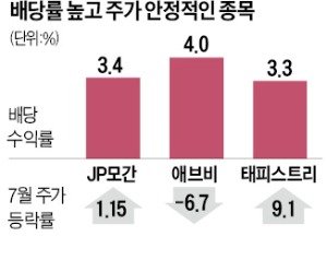 "주가 변동성 낮고 배당률 높은 '안전株' 사라"