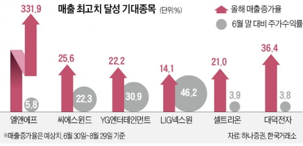 매출·현금 늘어난 기업, 약세장서도 뛴다