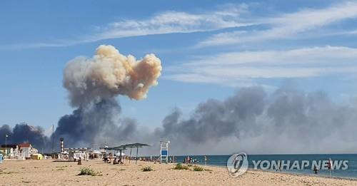 우크라, 크림반도 공격했나…비행장 폭발사고에 확전 우려