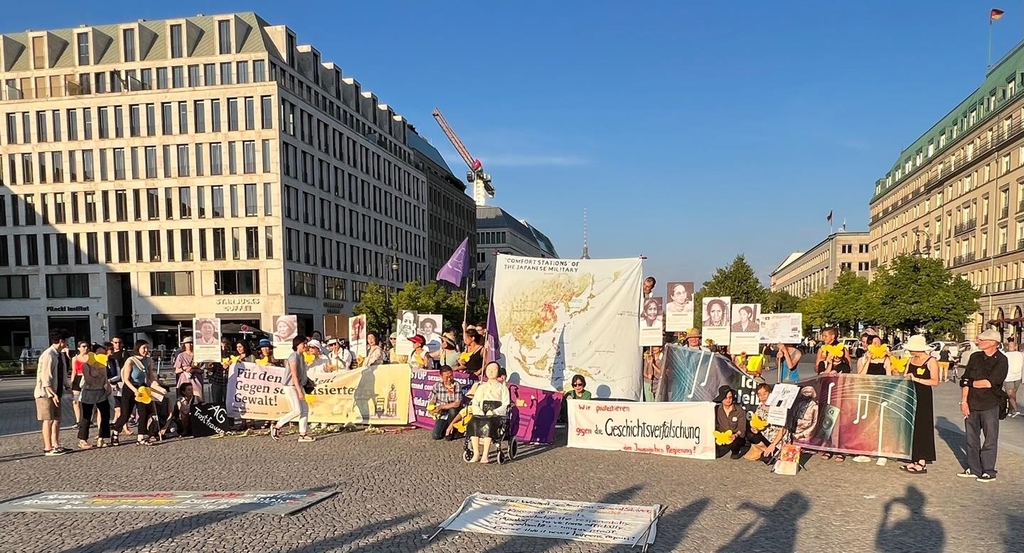 日위안부 피해 공개증언 31주년…베를린서 "日 역사왜곡 반대"