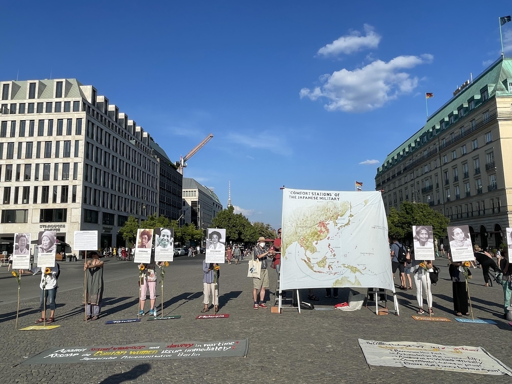 日위안부 피해 공개증언 31주년…베를린서 "日 역사왜곡 반대"