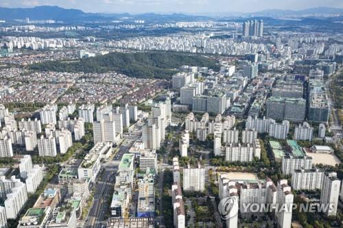 '마스터플랜 지연' 불만속 1기 신도시 아파트값 뚝…하락 전환